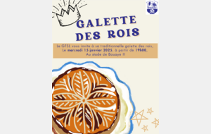 Une galette à partager pour une nouvelle année !