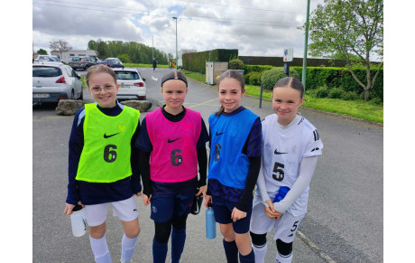 4 joueuses U12F en détection ! 